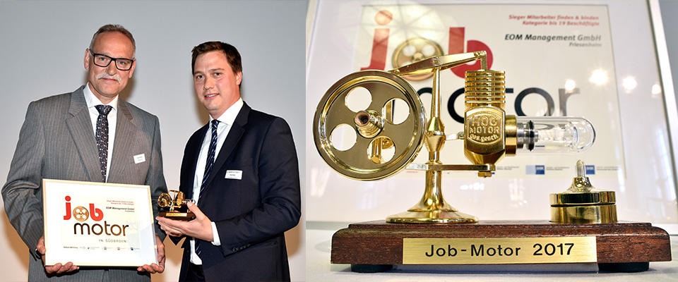 Gewinner des Jobmotor 2017
