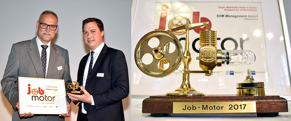 Gewinner des Jobmotor 2017